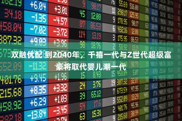 双融优配 到2040年，千禧一代与Z世代超级富豪将取代婴儿潮一代