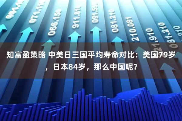 知富盈策略 中美日三国平均寿命对比：美国79岁，日本84岁，那么中国呢？