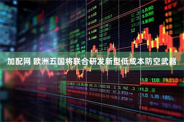 加配网 欧洲五国将联合研发新型低成本防空武器
